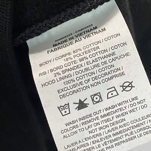 Nike LeBron Boys Oversized Fit Basketball Hoodie Black Size M DV3083-010 New - Picture 8 of 10